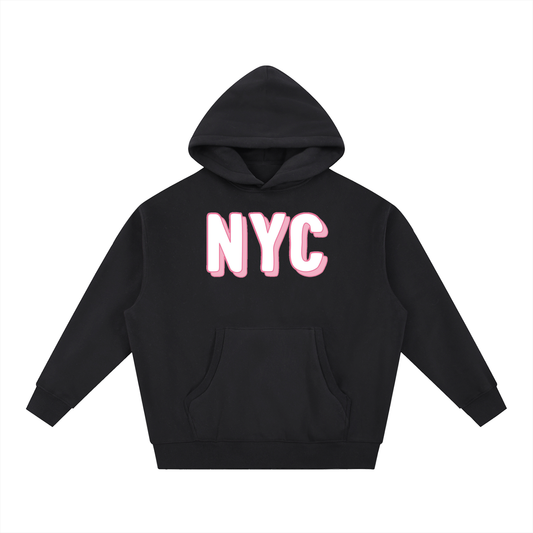 Essential Oversized Boxy Fit Fleece Hoodie